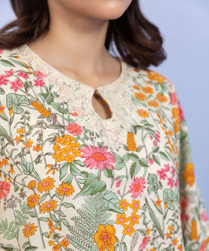 Sapphire - Embroidered Khaddar Shirt