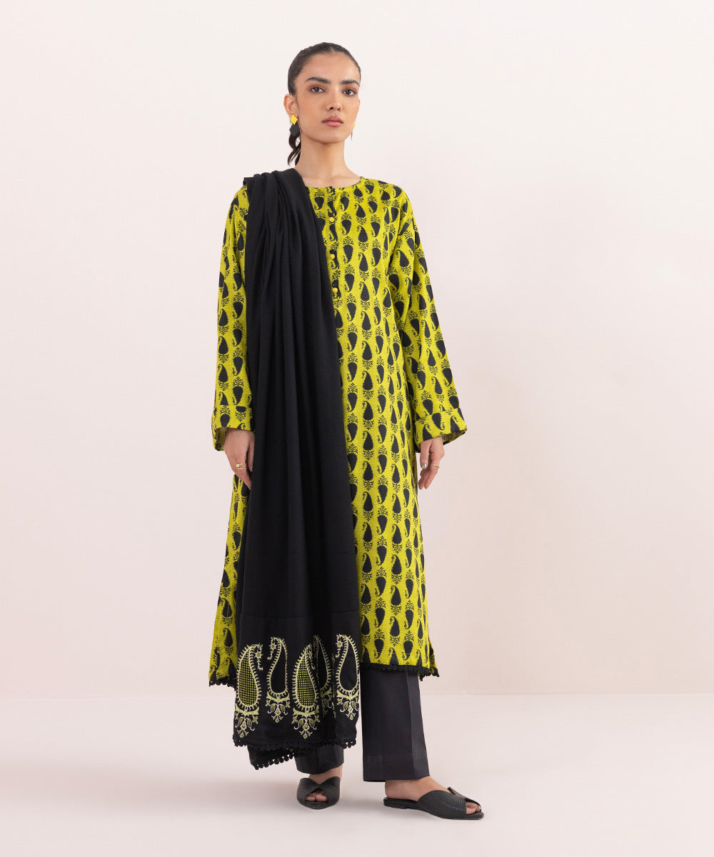 Sapphire - 2 Piece - Printed Cotton Satin Suit