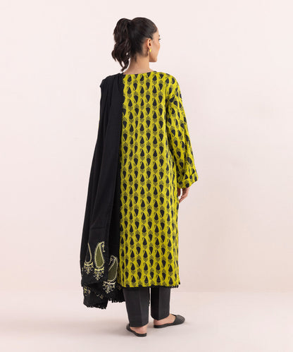 Sapphire - 2 Piece - Printed Cotton Satin Suit