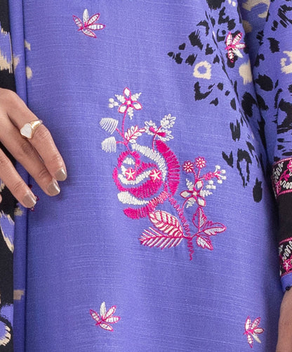 Sapphire - 2 Piece - Embroidered Khaddar Suit