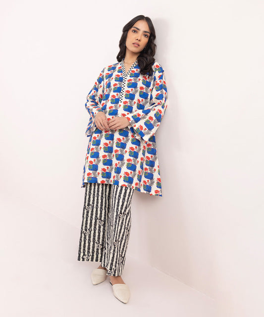 Sapphire - 2 Piece - Embroidered Khaddar Suit