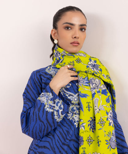 Sapphire - 3 Piece - Embroidered Khaddar Suit