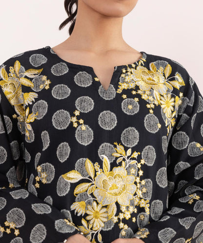 Sapphire - Embroidered Khaddar Shirt