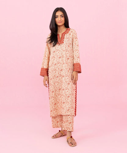 Sapphire - 2 Piece - Embroidered Cambric Suit