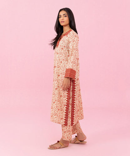 Sapphire - 2 Piece - Embroidered Cambric Suit