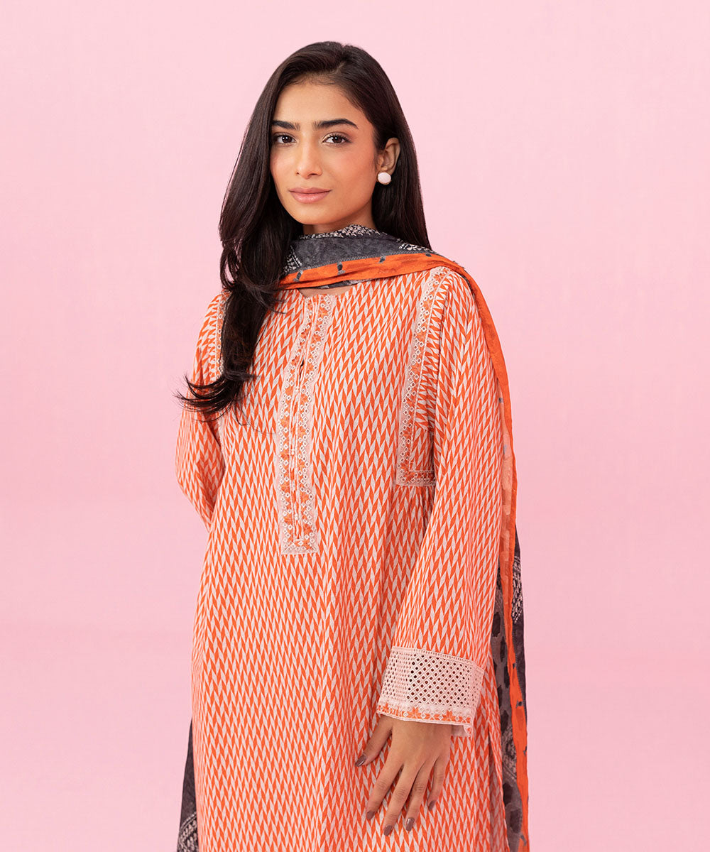 Sapphire - 2 Piece - Embroidered Cambric Suit