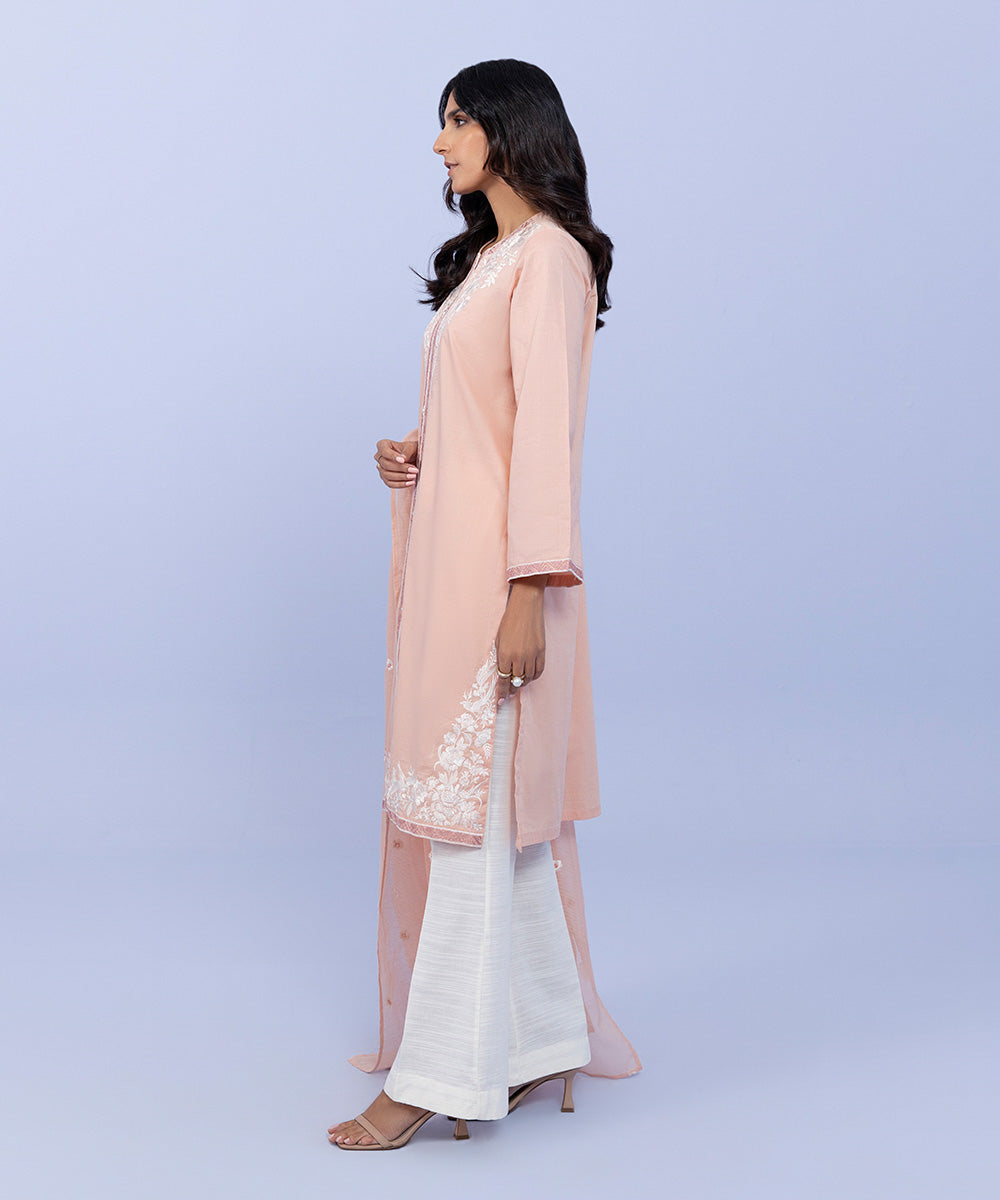 Sapphire - 2 Piece - Embroidered Cambric Suit