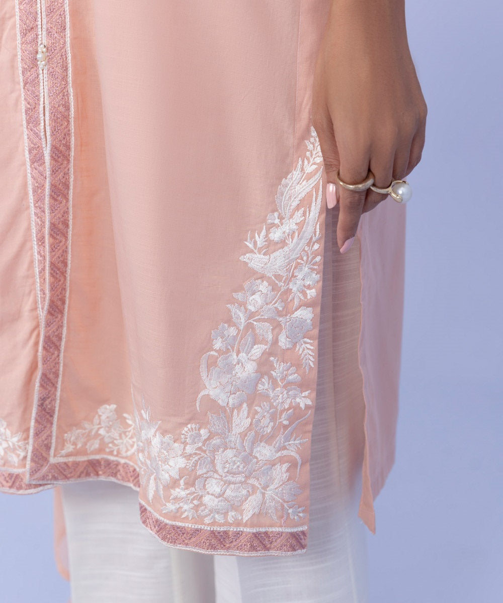 Sapphire - 2 Piece - Embroidered Cambric Suit