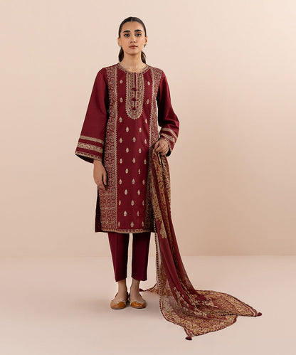 Sapphire - 2 Piece - Embroidered Jacquard Suit