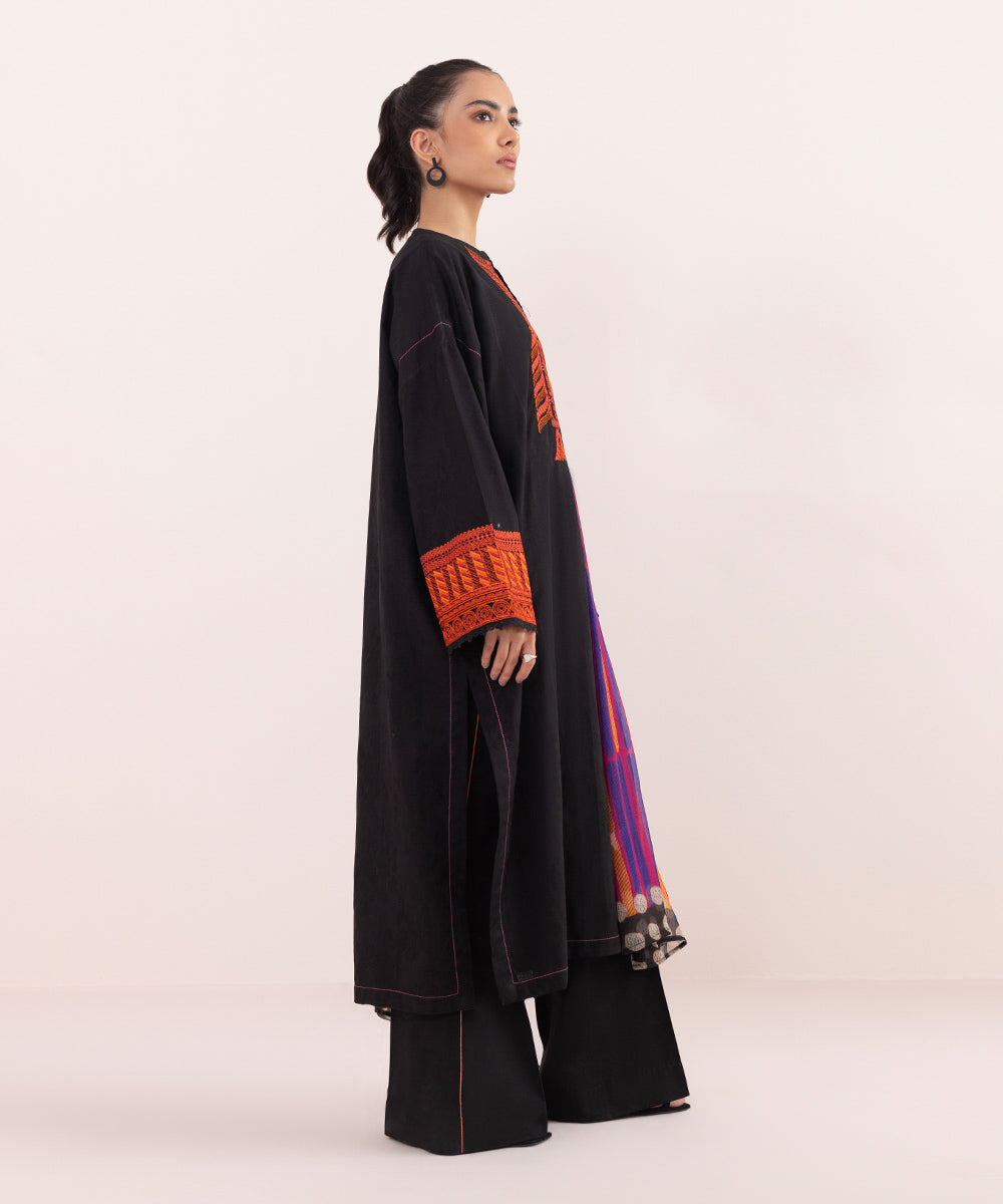 Sapphire - 2 Piece - Embroidered Jacquard Suit
