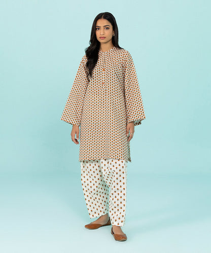 Sapphire - 2 Piece - Printed Khaddar Suit