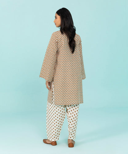 Sapphire - 2 Piece - Printed Khaddar Suit
