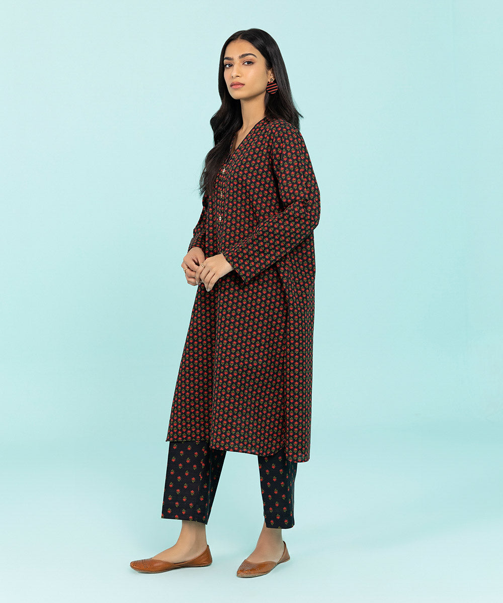 Sapphire - 2 Piece - Printed Khaddar Suit