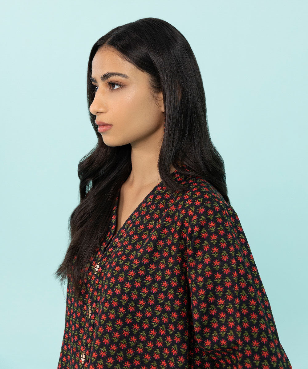 Sapphire - 2 Piece - Printed Khaddar Suit