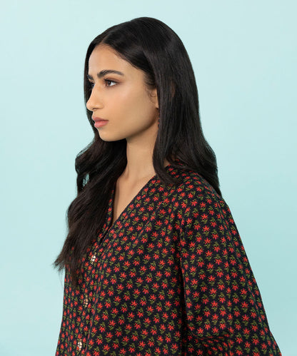 Sapphire - 2 Piece - Printed Khaddar Suit