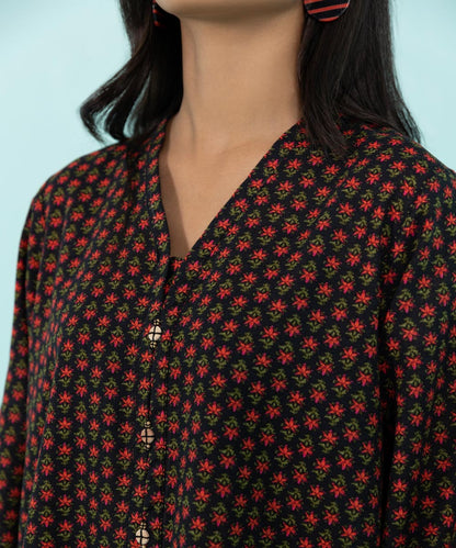 Sapphire - 2 Piece - Printed Khaddar Suit