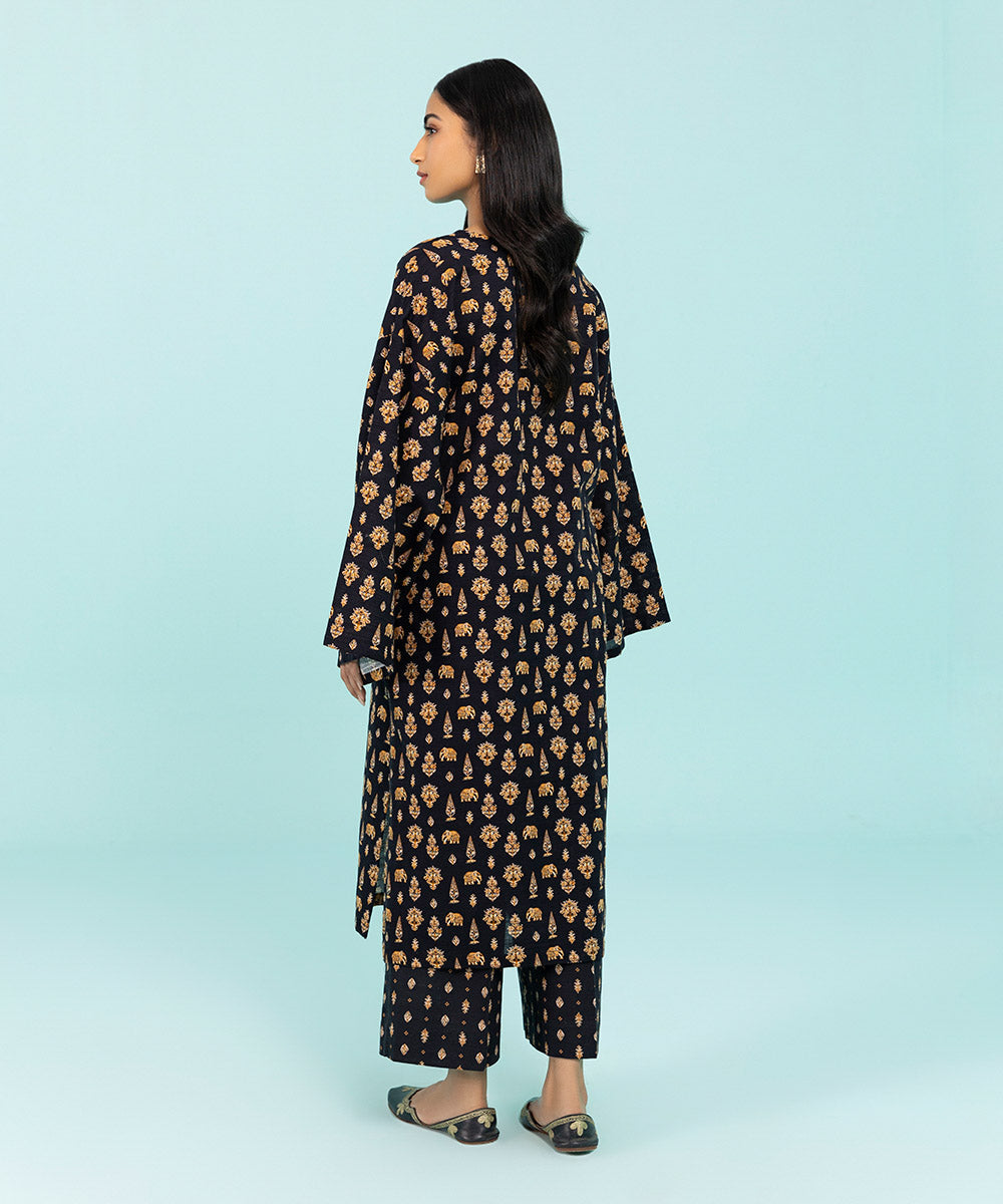 Sapphire - 2 Piece - Printed Khaddar Suit