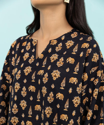 Sapphire - 2 Piece - Printed Khaddar Suit