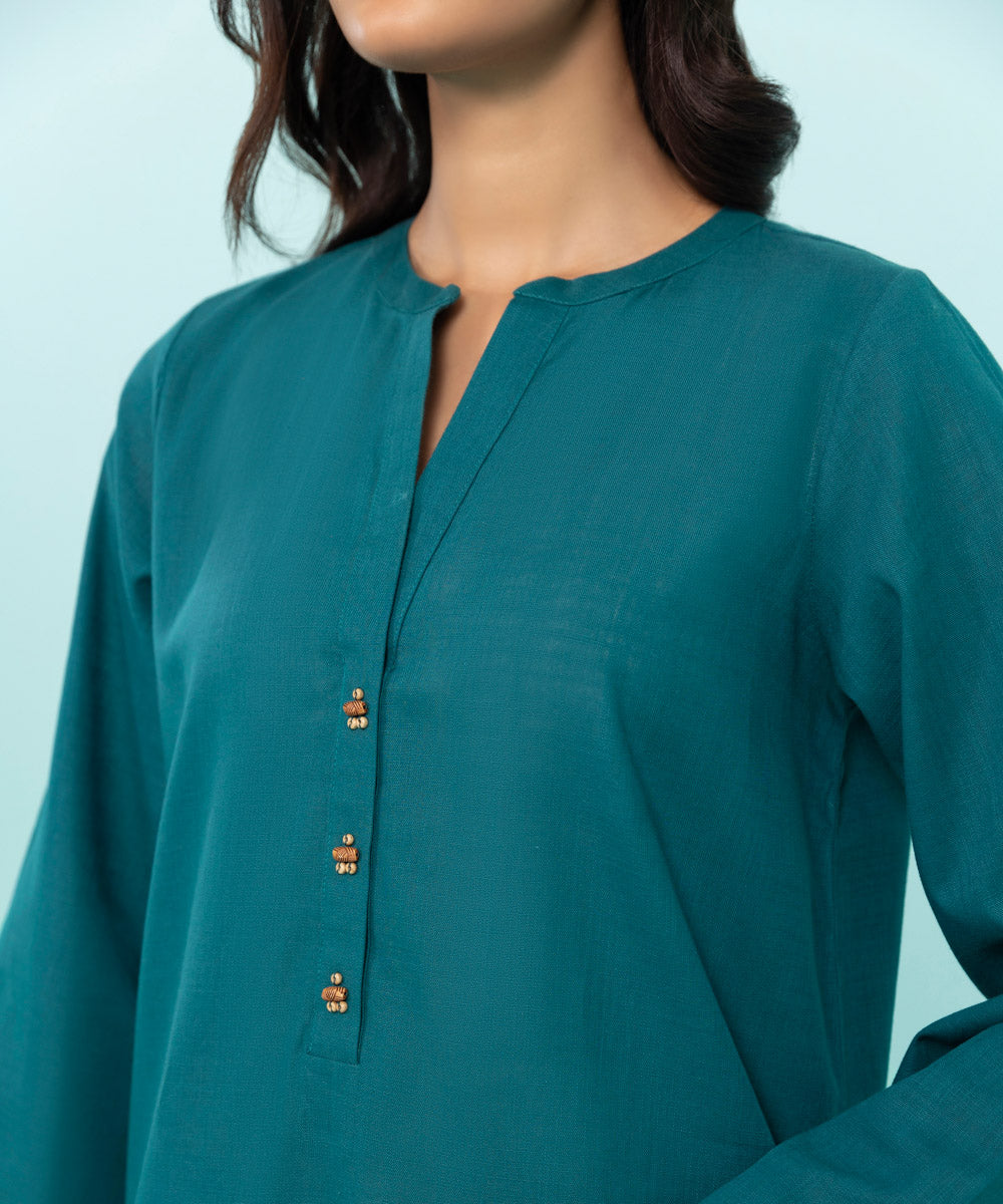 Sapphire - 2 Piece - Solid Khaddar Suit