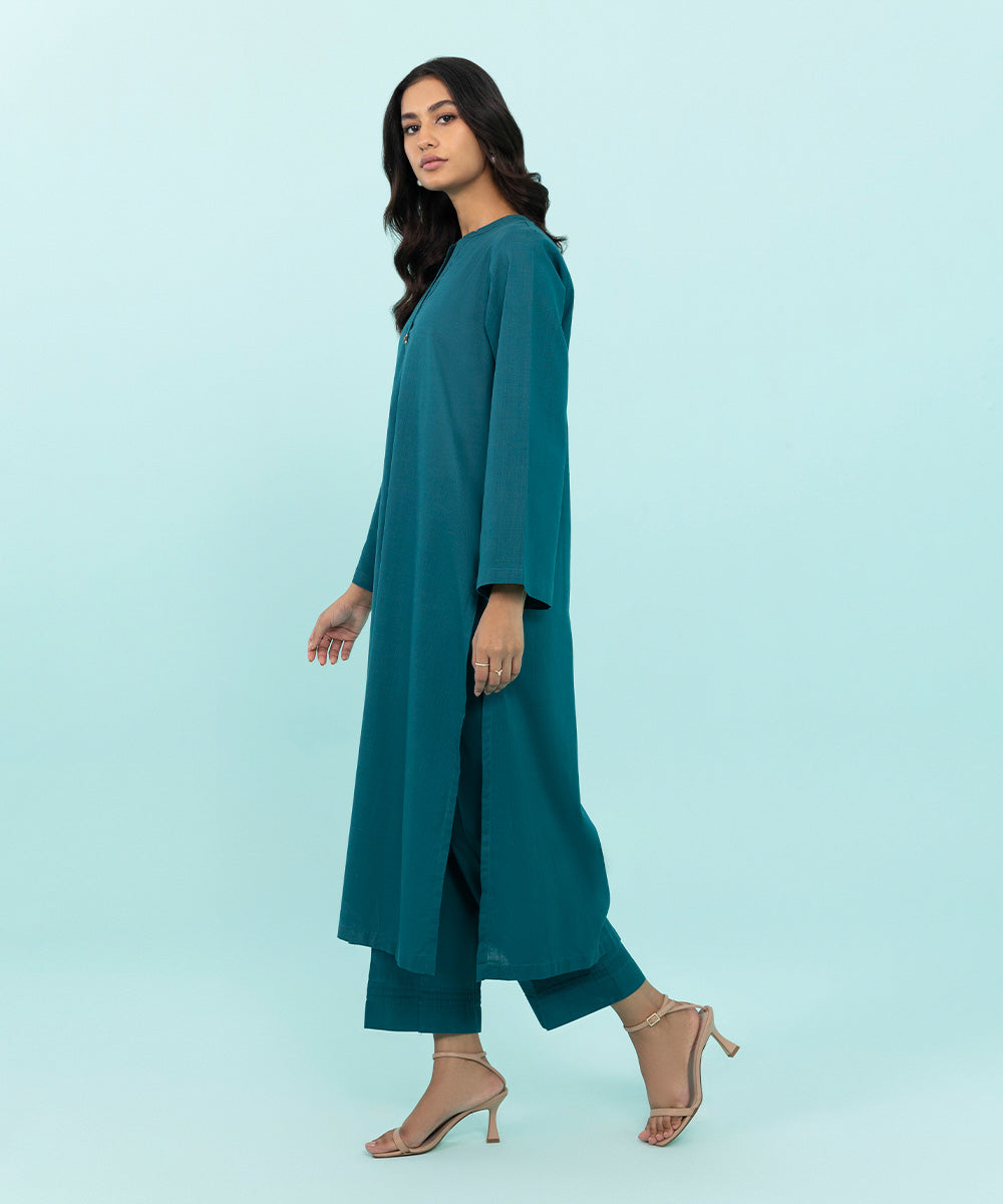 Sapphire - 2 Piece - Solid Khaddar Suit