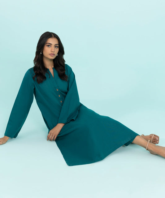 Sapphire - 2 Piece - Solid Khaddar Suit