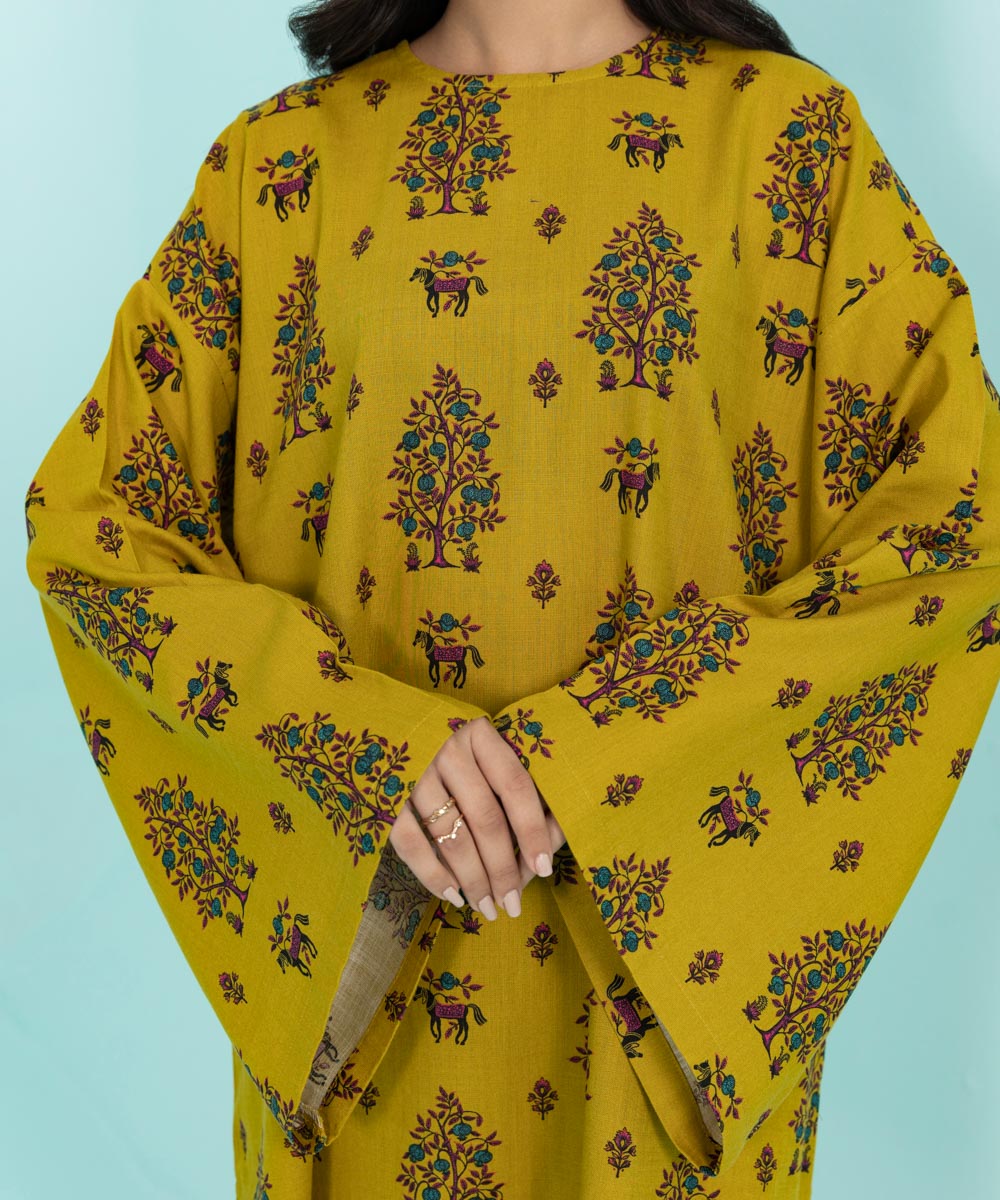 Sapphire - 2 Piece - Printed Khaddar Suit
