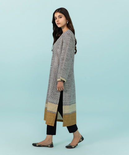 Sapphire - Printed Khaddar Shirt