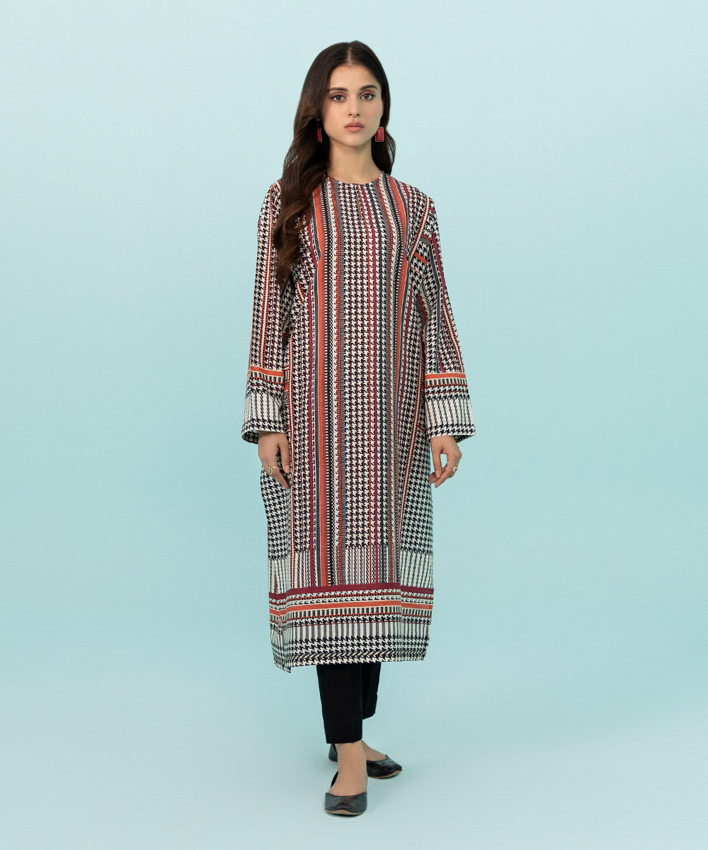 Sapphire - Printed Khaddar Shirt