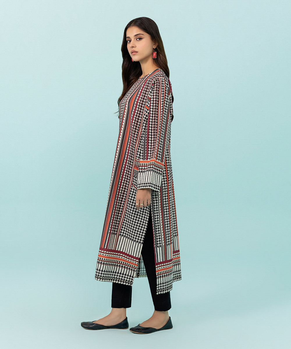 Sapphire - Printed Khaddar Shirt