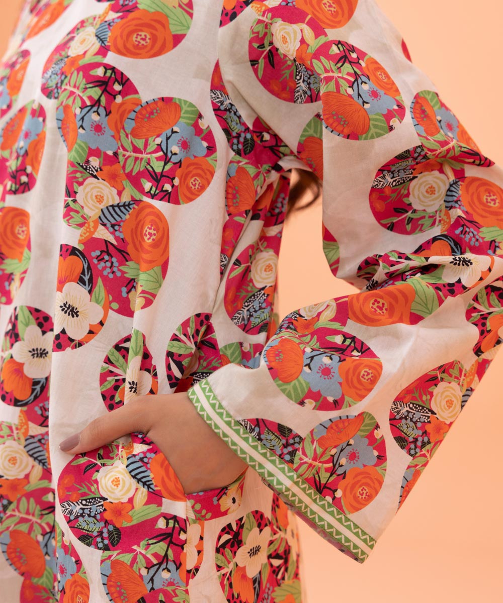 Sapphire - Printed Cambric Shirt