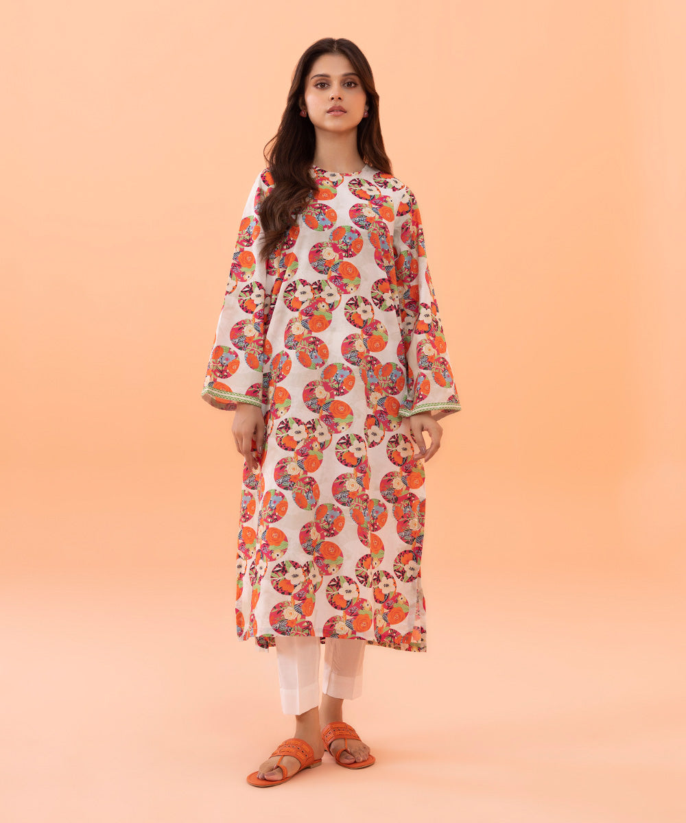 Sapphire - Printed Cambric Shirt