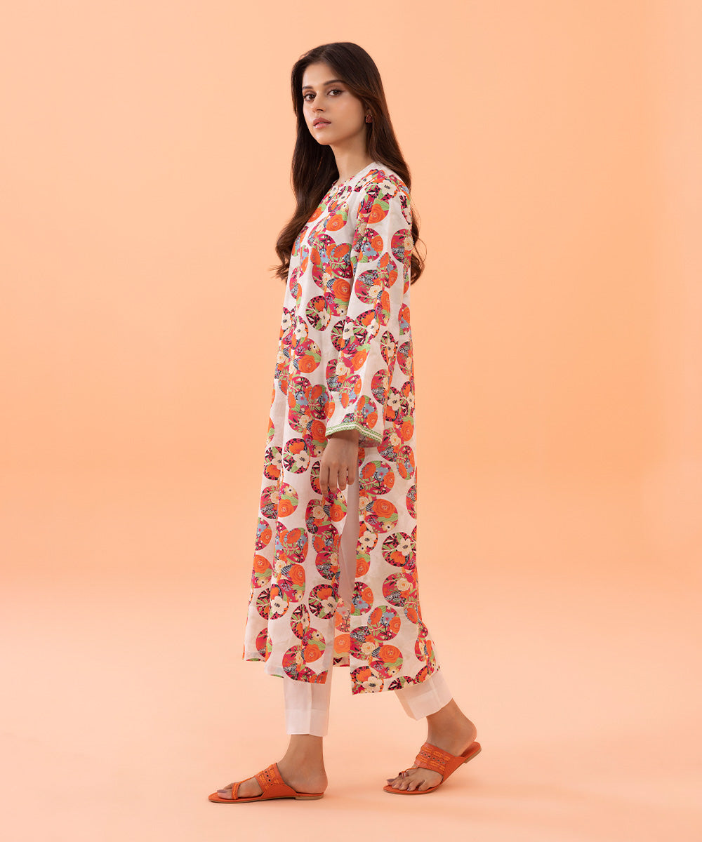 Sapphire - Printed Cambric Shirt