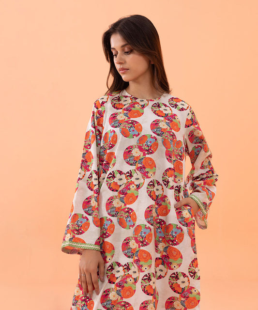 Sapphire - Printed Cambric Shirt