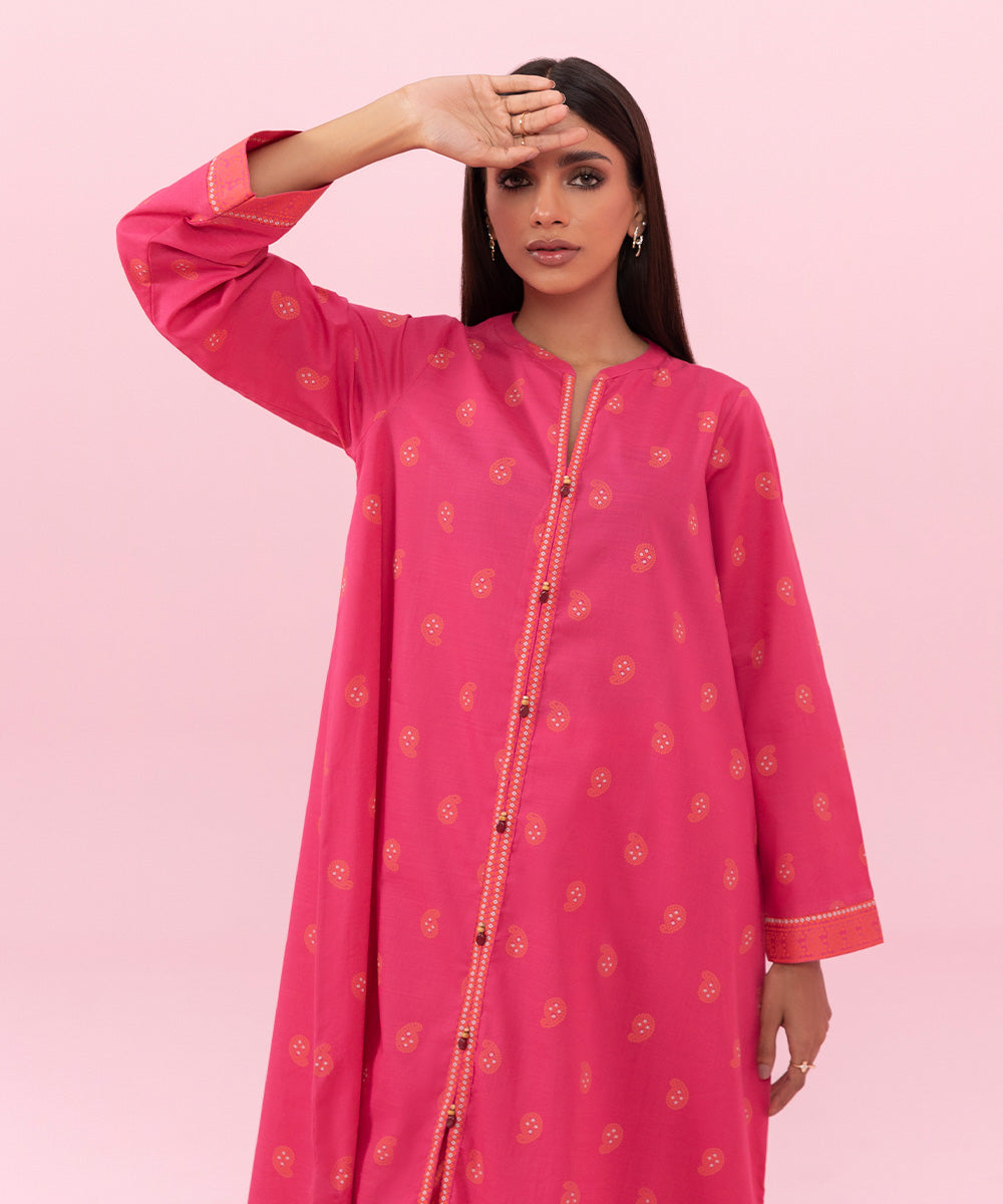 Sapphire - Printed Cambric Shirt