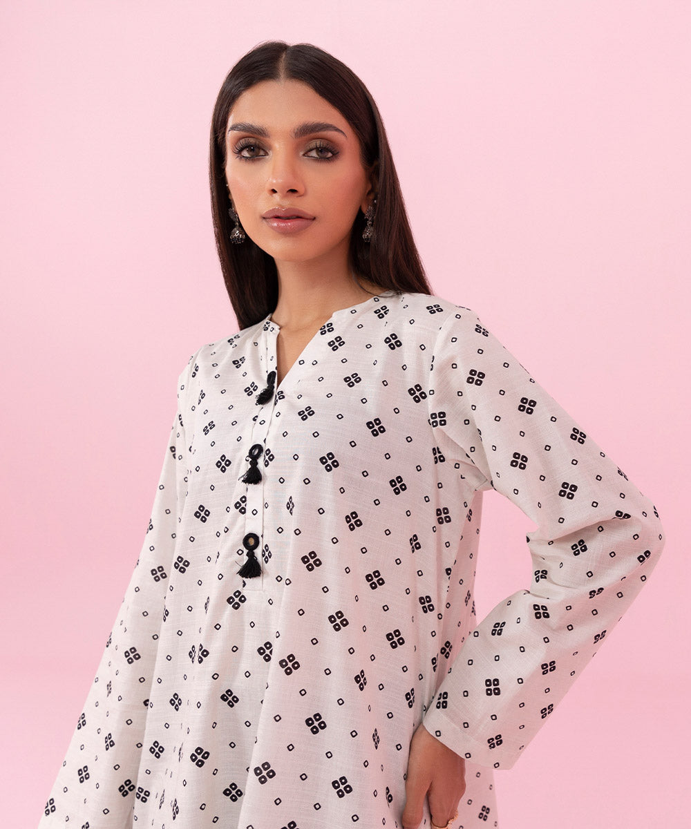 Sapphire - Printed Cambric Shirt