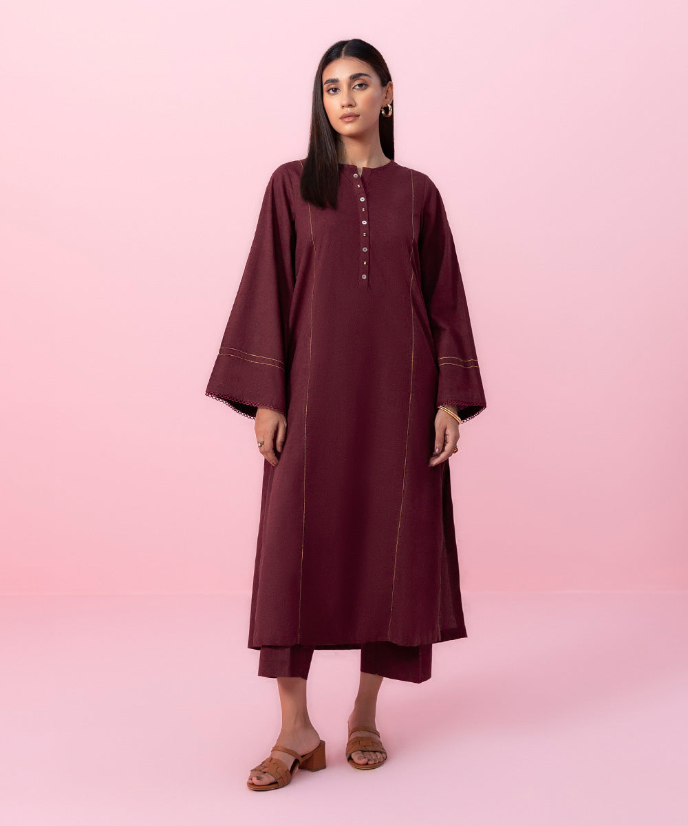 Sapphire - Solid Cotton Shirt