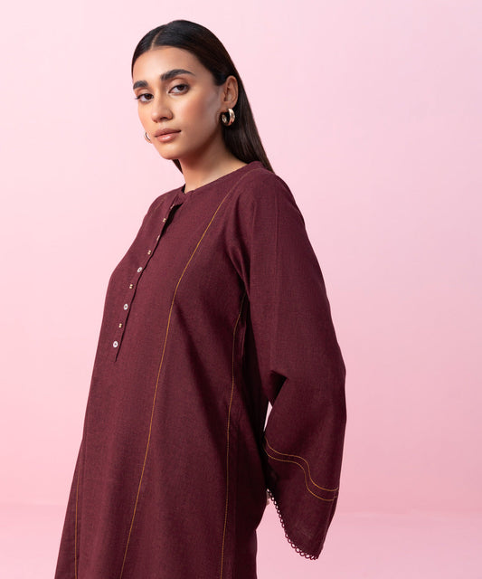 Sapphire - Solid Cotton Shirt
