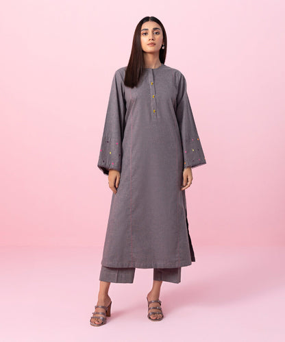 Sapphire - Solid Cotton Shirt