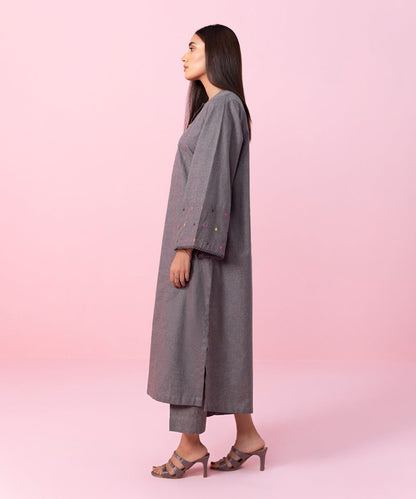 Sapphire - Solid Cotton Shirt