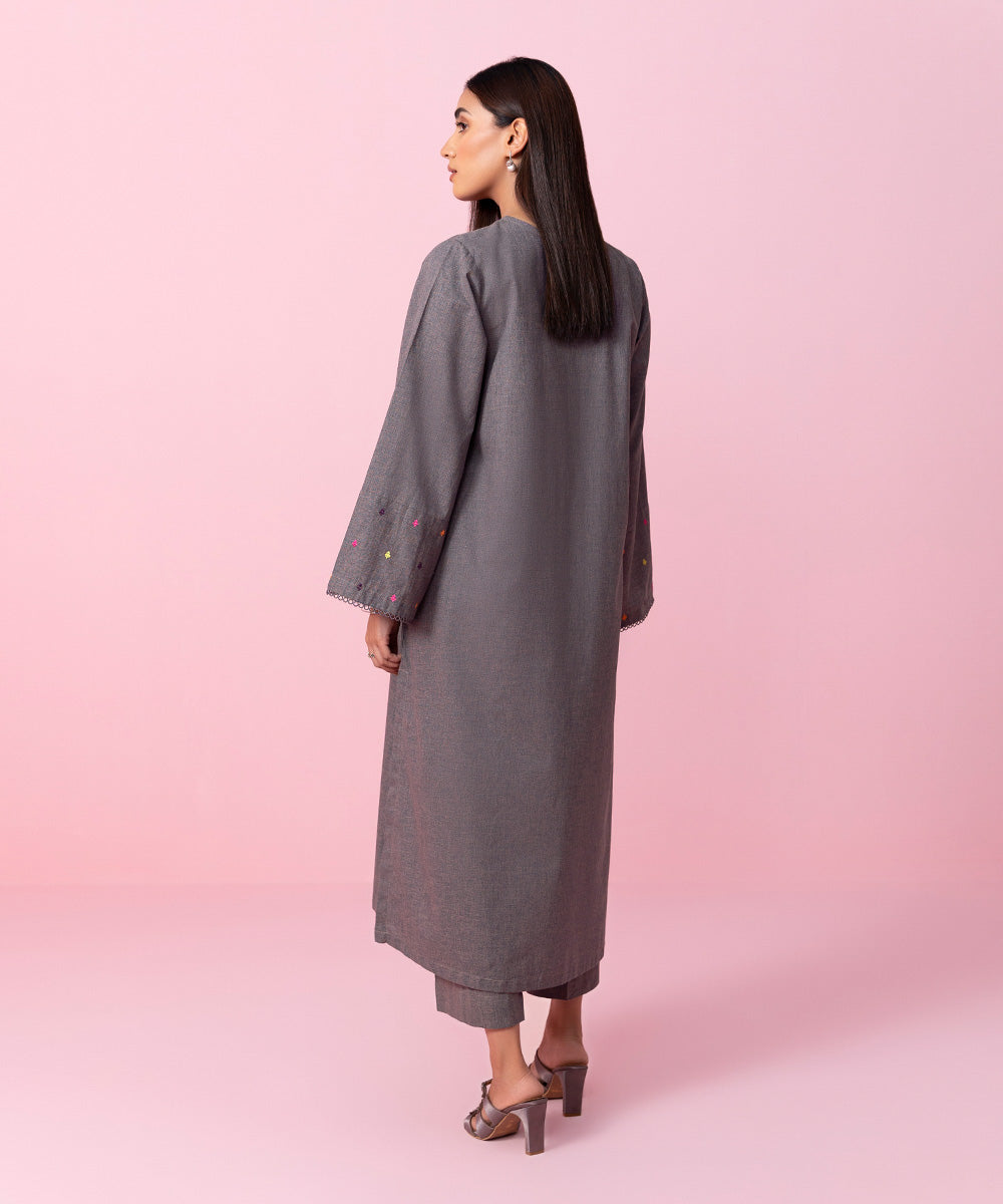 Sapphire - Solid Cotton Shirt