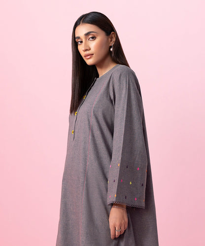 Sapphire - Solid Cotton Shirt