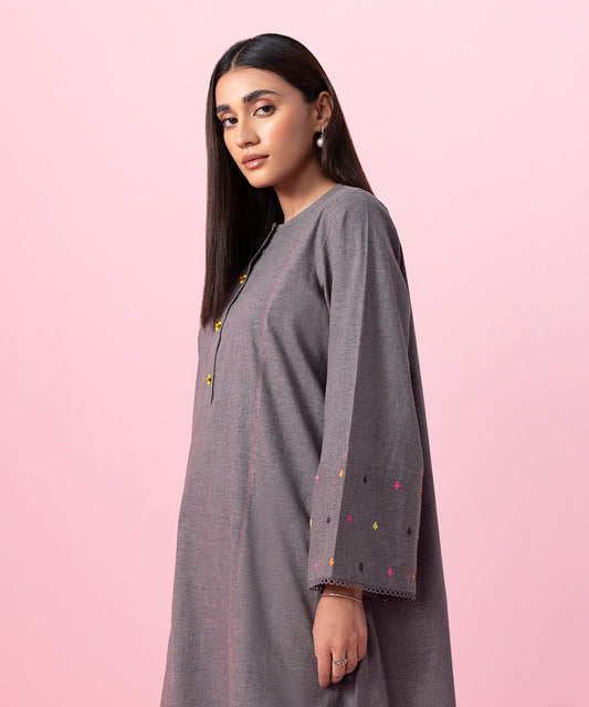 Sapphire - Solid Cotton Shirt