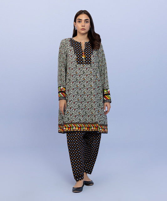 Sapphire - Printed Khaddar Shirt