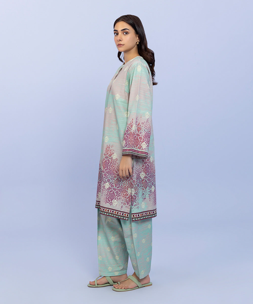Sapphire - Printed Khaddar Shirt