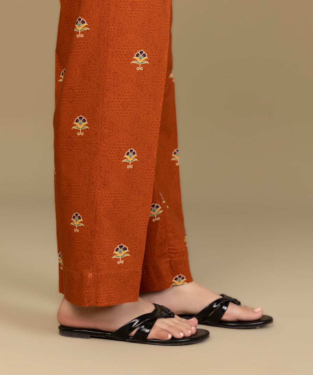 Sapphire - Printed Cotton Viscose Pants
