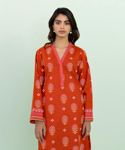 Sapphire - Printed Khaddar Shirt