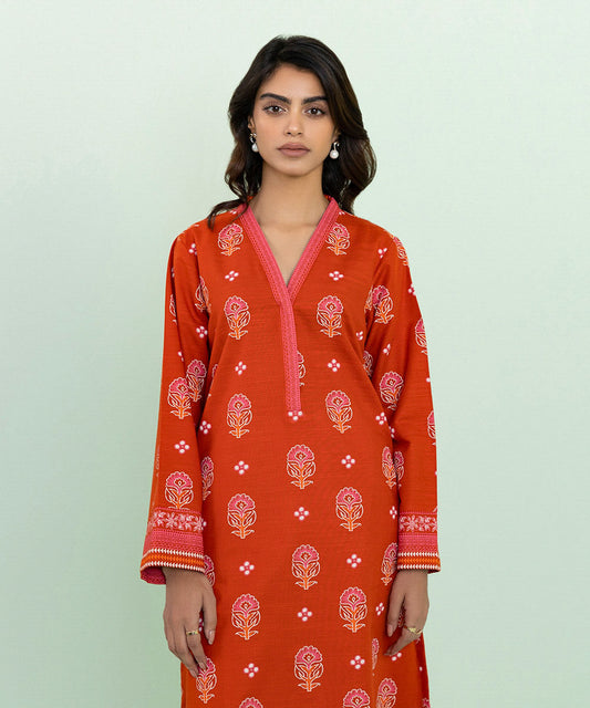 Sapphire - Printed Khaddar Shirt