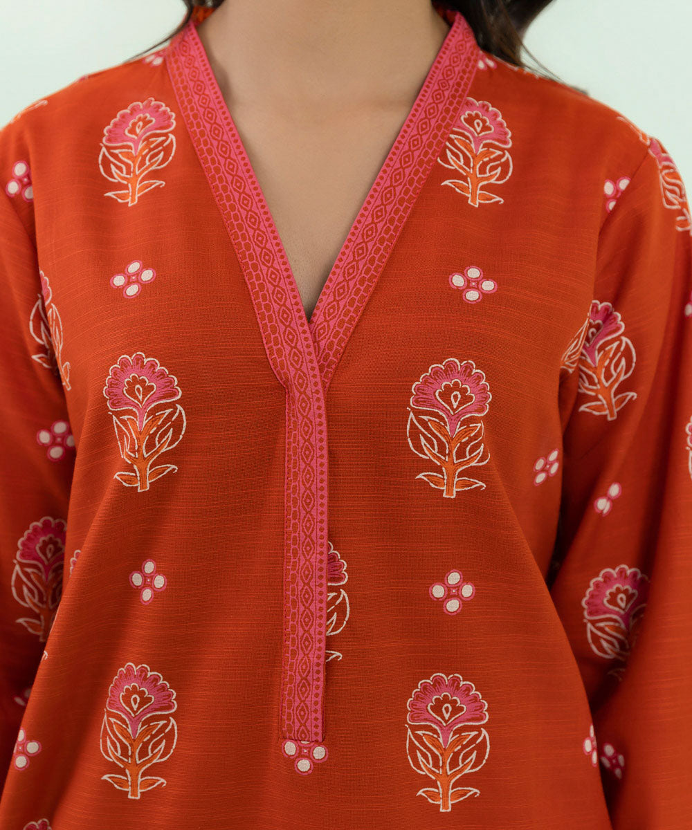 Sapphire - Printed Khaddar Shirt