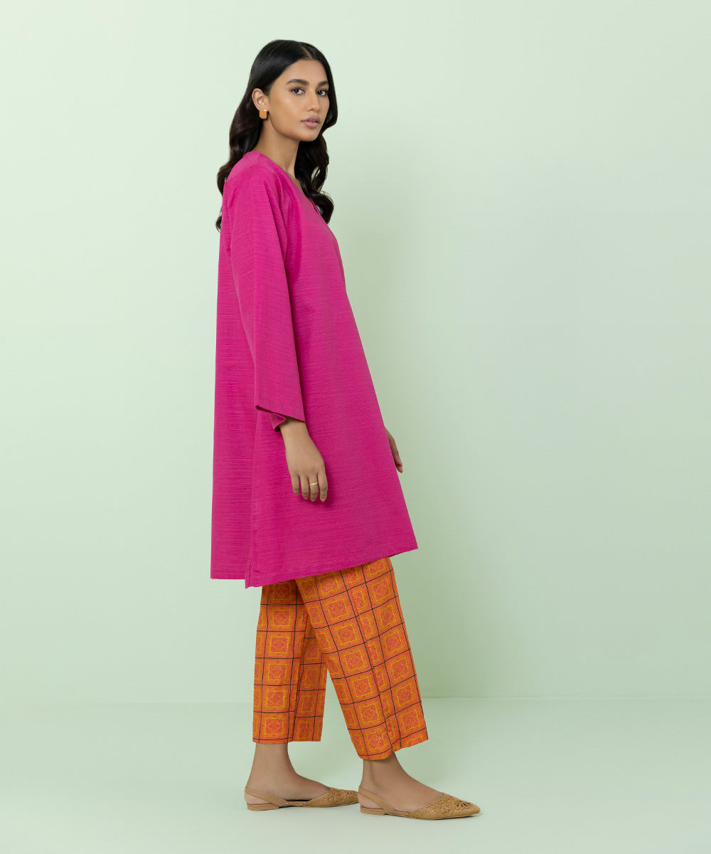 Sapphire - Solid Khaddar Shirt