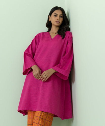 Sapphire - Solid Khaddar Shirt